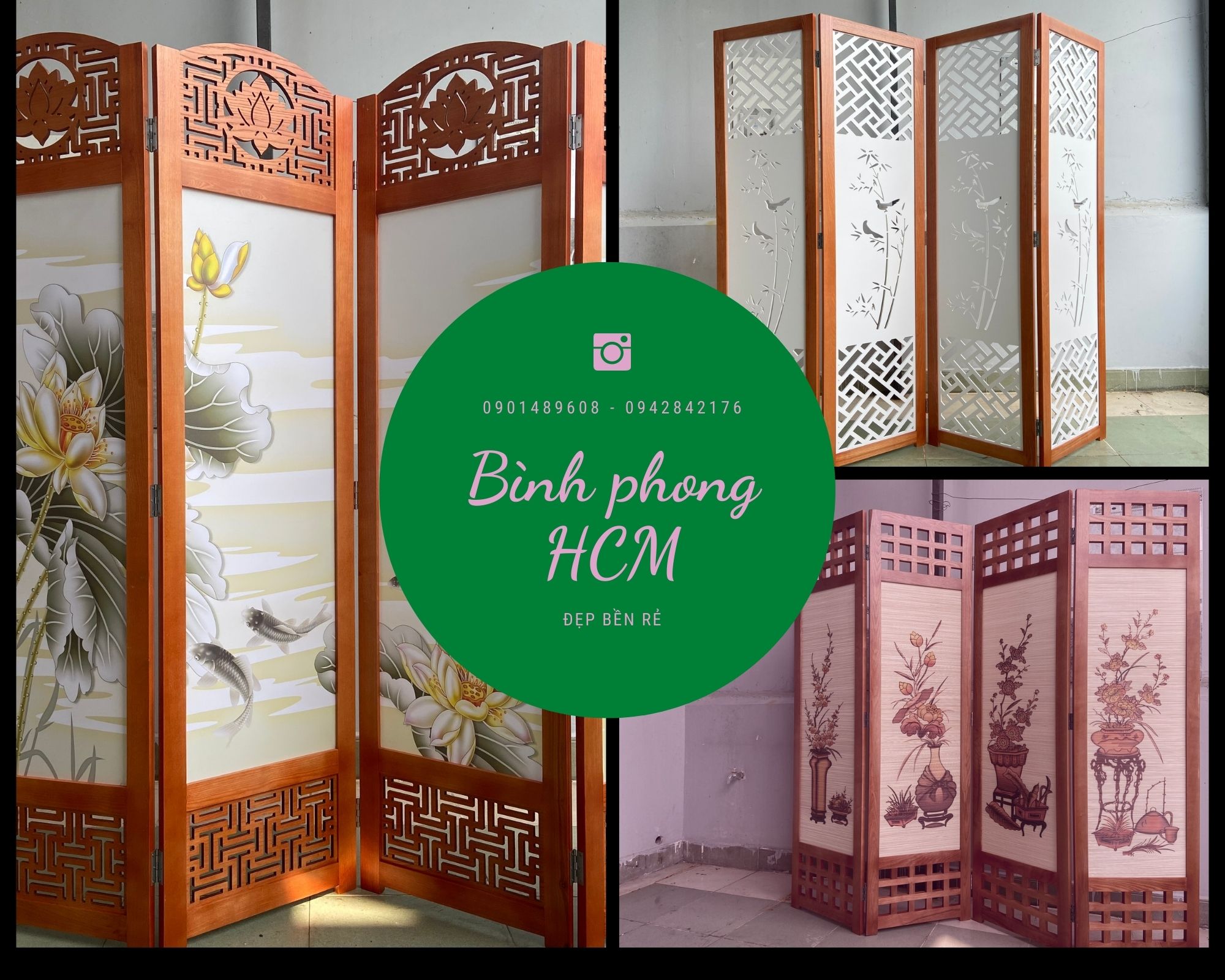 Bình phong phong thủy