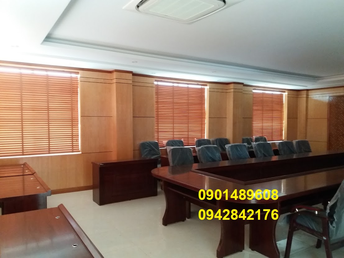 màn sáo gỗ hội trường 6