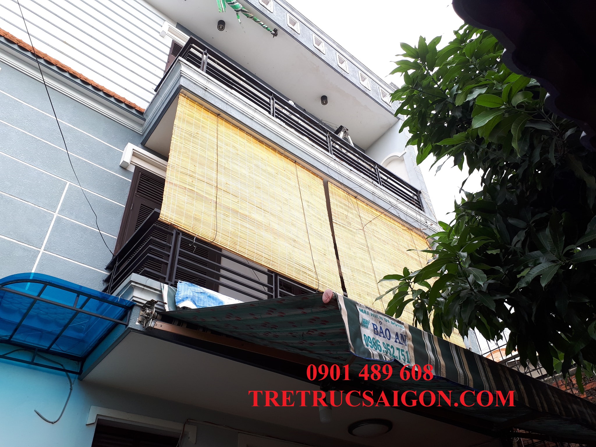 mành nứa che nắng ban công tphcm