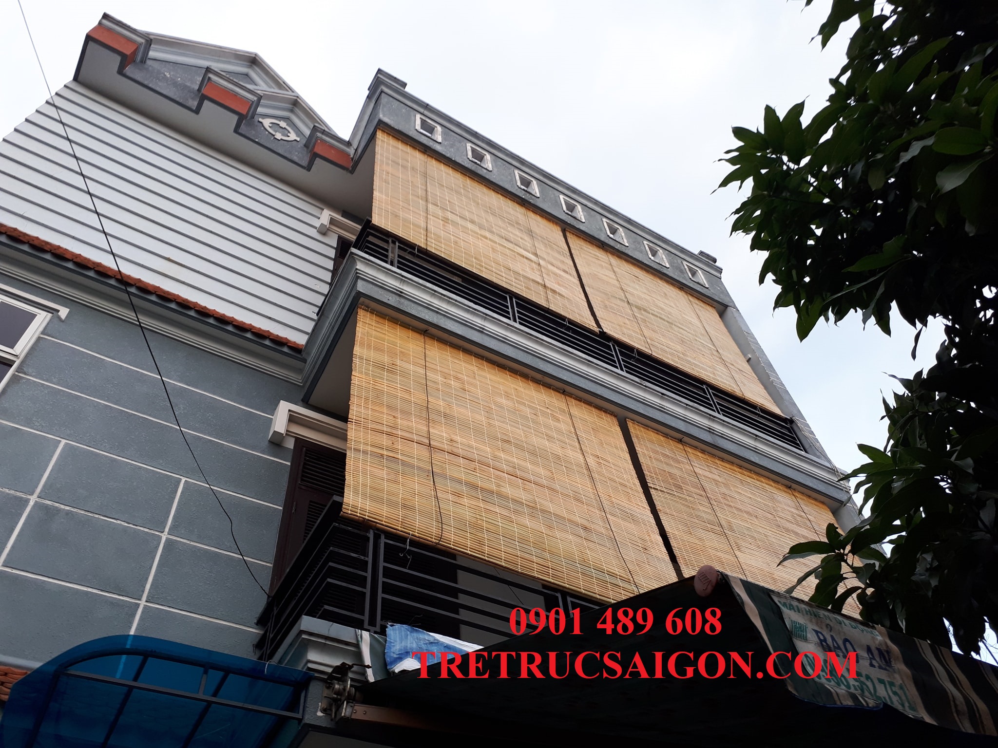mành nứa che nắng ban công 4