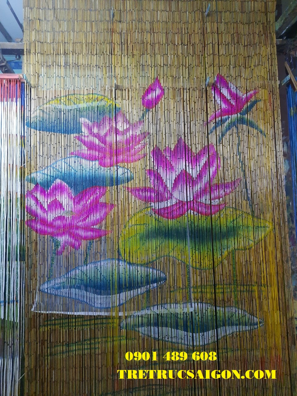 rèm trúc trang trí 3