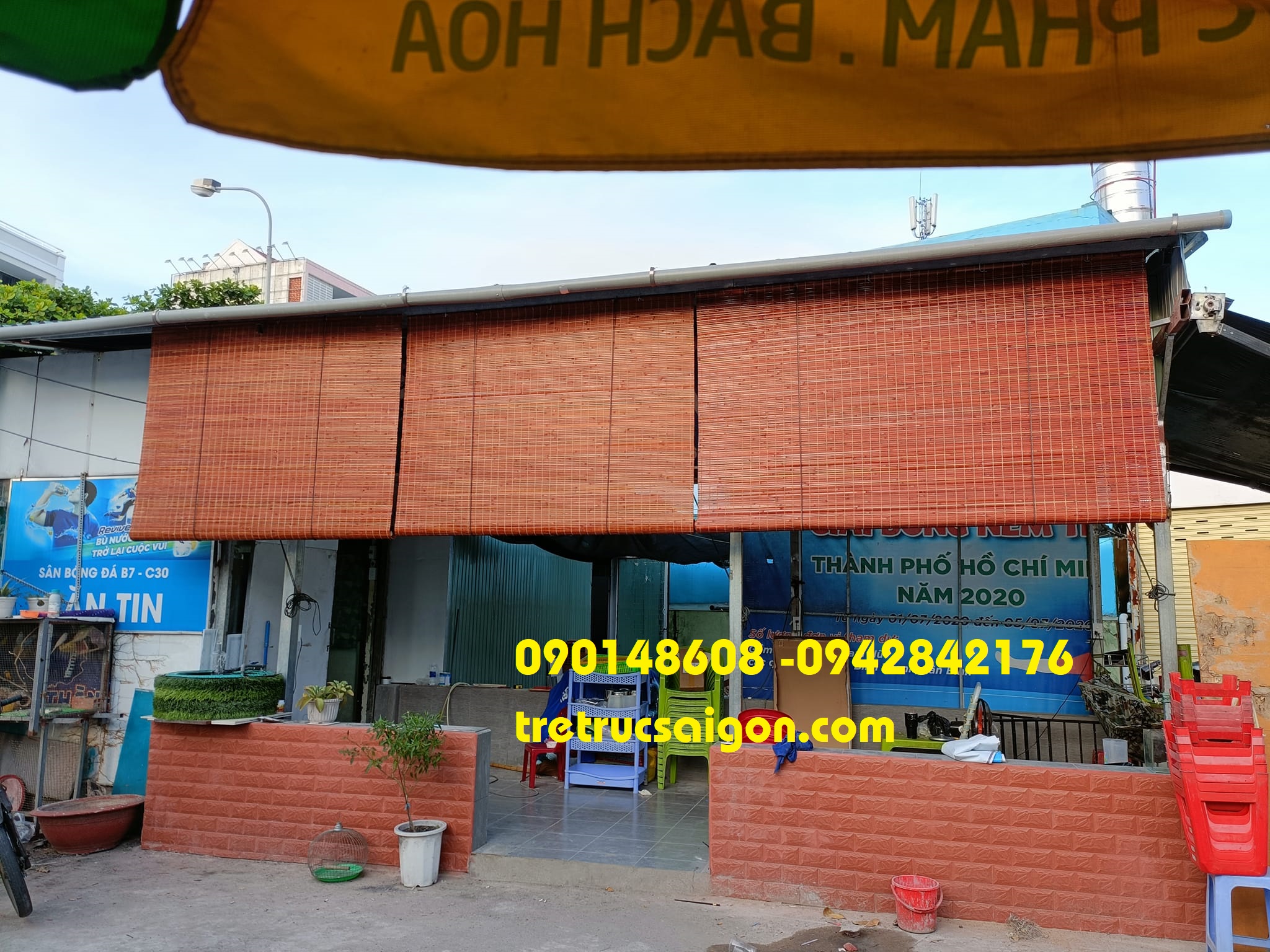 thi công mành tre