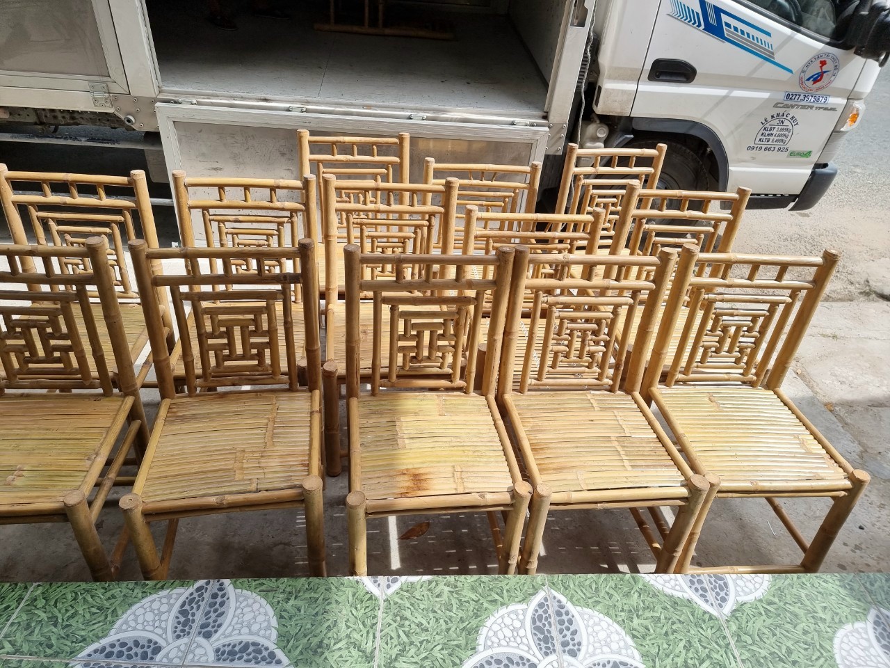 bàn ghế tre trúc 13