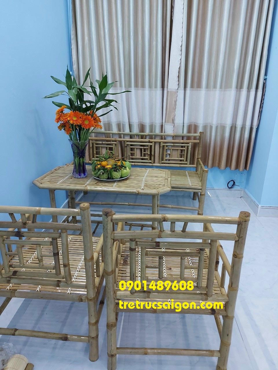 bộ sofa tre 1