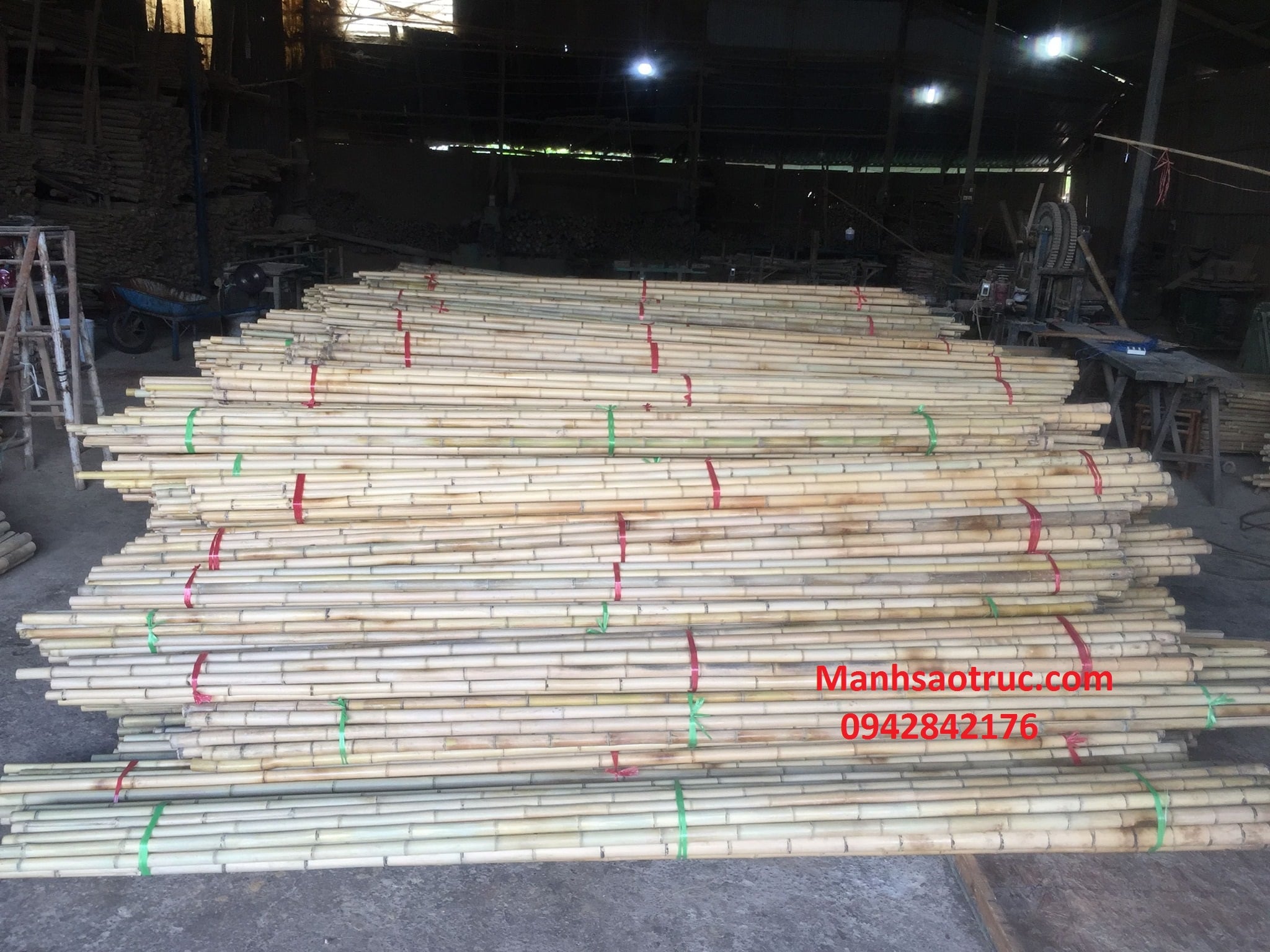 cây tre xử lý cho độ bền cao