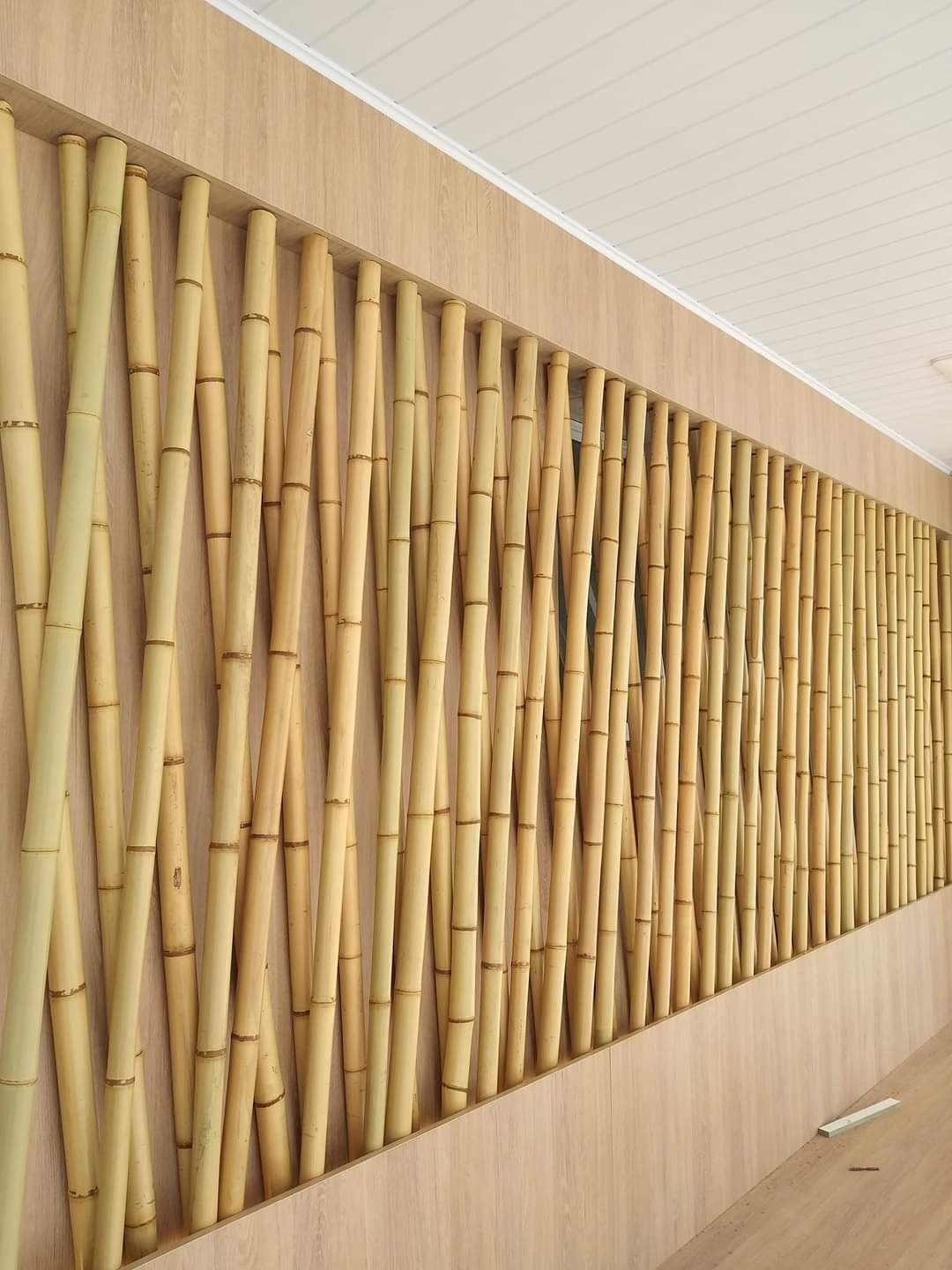 thi công ốp tre vách long an