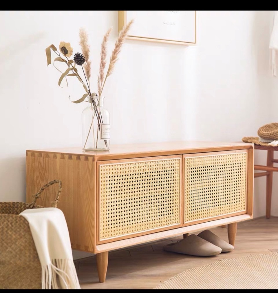 nội thất mây mắt cáo 