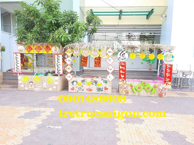 trang trí tiêu cảnh tết 9