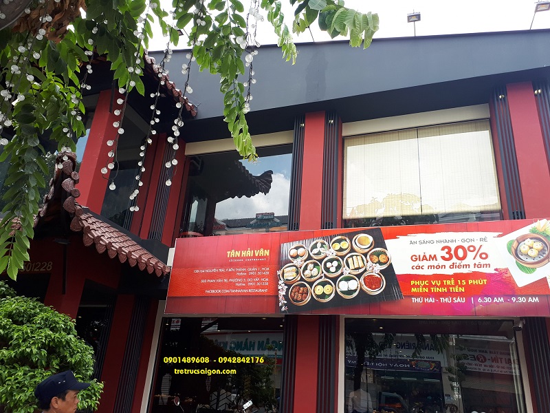 mành treo nhà hàng