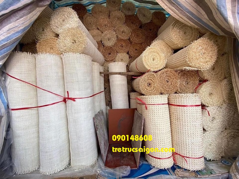 lưới mây nhựa đóng nội thất