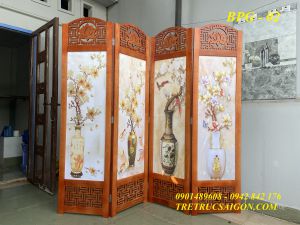 BÌNH PHONG GỖ TỨ BÌNH