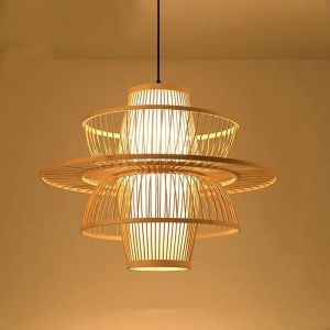 Đèn lồng tre thả trần nhà đẹp
