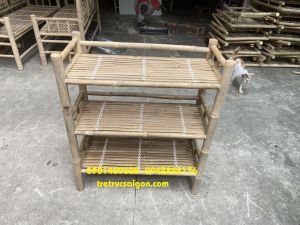 Kệ tre 3 tầng 