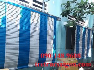 Mành gỗ ngoài trời che nắng mưa giá tốt