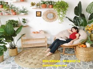 Thảm cói họa tiết mặt trời (KT 1m2,1m5)