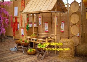 THI CÔNG TRANG TRÍ TIỂU CẢNH TẾT