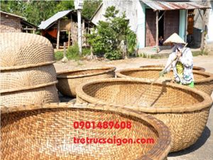 THUYỀN THÚNG BẰNG TRE TPHCM