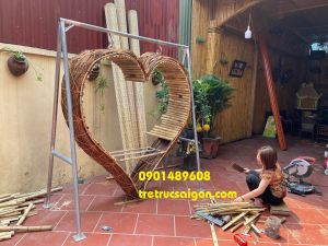 GIA CÔNG HÌNH TRÁI TIM TRE THEO YÊU CẦU