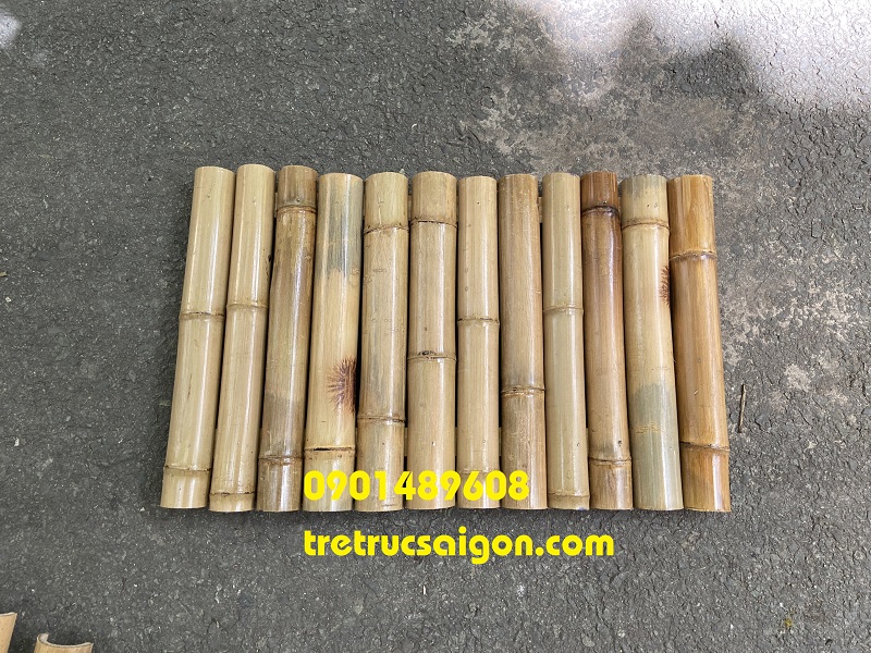 hàng rào tre bồn hoa