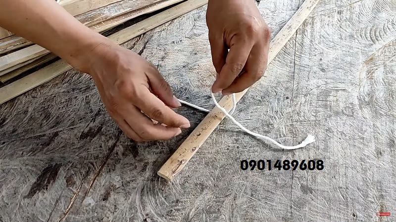 đan tấm tre