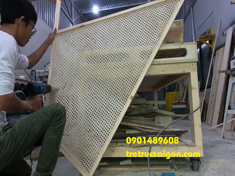 cách căng mây mắt cáo