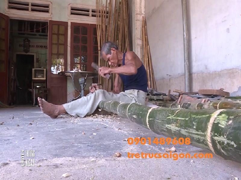 Hướng dẫn đóng thang tre tại nhà