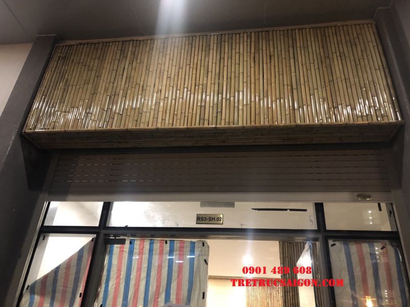 ốp trần tường tre trúc
