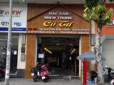 thi công bảng hiệu tre