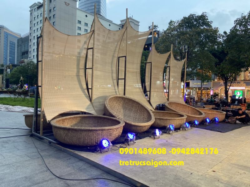 Cung cấp thuyền thúng sự kiện 30/4 quận 1