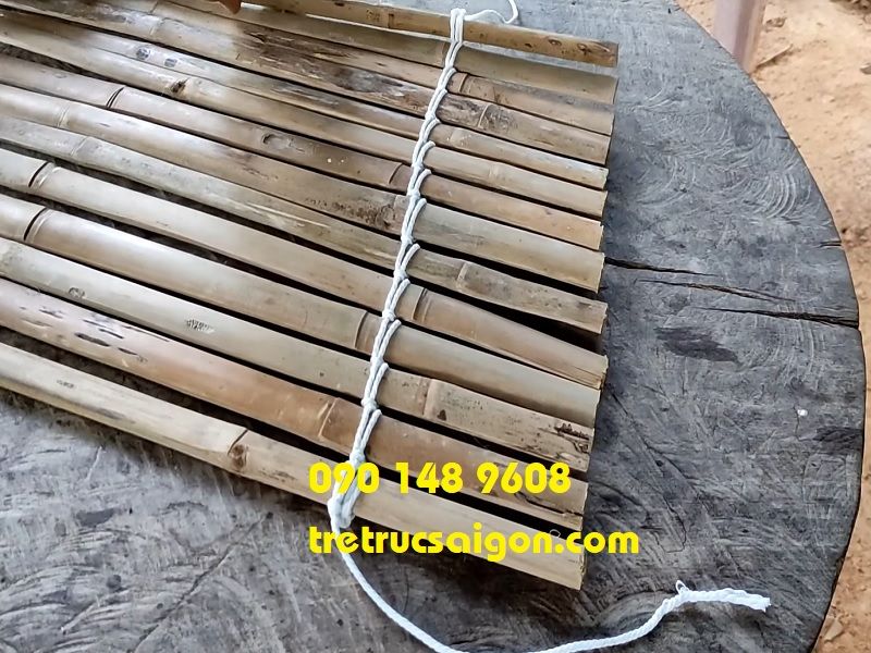 Cách đan tấm tre (mành tre) thủ công nhất