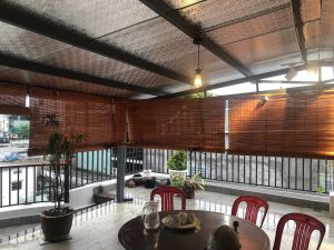 Công trình mành sáo tre ban công